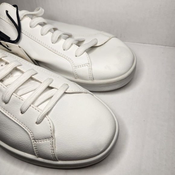 Zara Men’s White Casual Sneaker with Navy Blue Back NEW - Picture 4 of 4